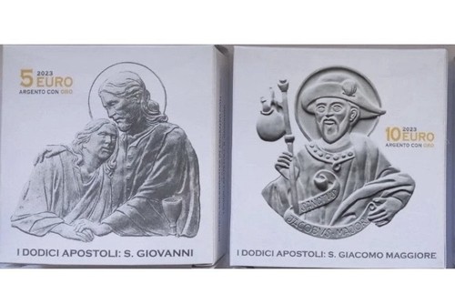 Dittico vaticano argento oro - argento, e