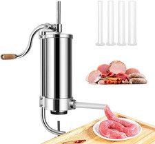 Insaccatrice Manuale per Salsiccia in Acciaio Inox, Macchina Di Produzione Di Sa