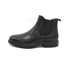 Igi mens black leather - black,
