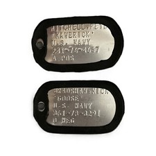 DogTag Piastrine Militari Inox