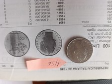 MONETA DA 100 LIRE DEL 1956