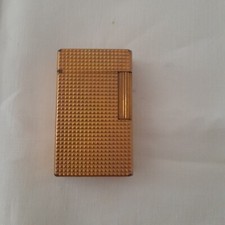 Accendino S.T. Dupont Placcato Oro - Linea 1, Punta di Diamante - Anni '60