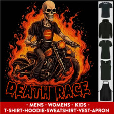 Death Race Teschio Biker Moto