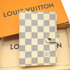 Cover notebook originale Louis Vuitton Damier Azur Agenda PM R20706 con scatola/D NS101689