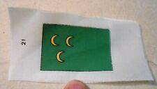 BANDIERA AMATI - MODELLISMO NAVALE - TRE LUNE GIALLE SU FONDO VERDE - 