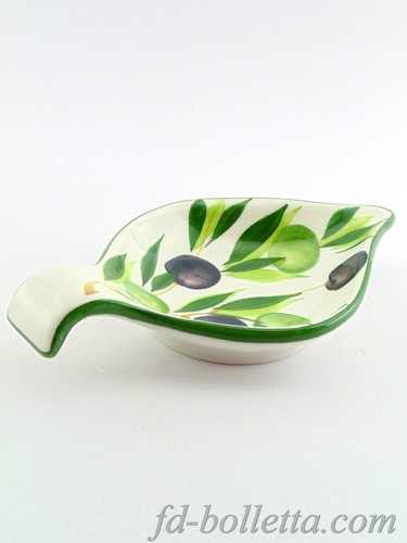 Salsiera ceramica pitturata - , a