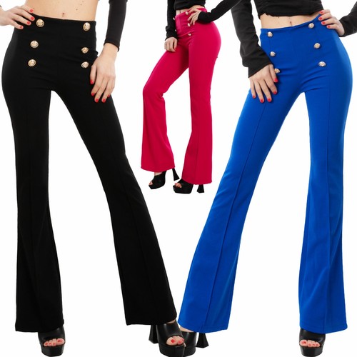 Pantaloni donna campana