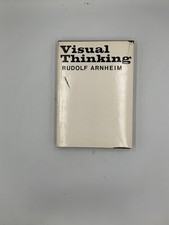 Vintage Visual Thinking Rudolf Arnheim 1969 Hardcover Art Psychology Faber Faber
