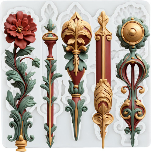 Stampo silicone fiori - , rilievo