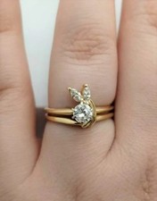 Graziosa fede nuziale placcata