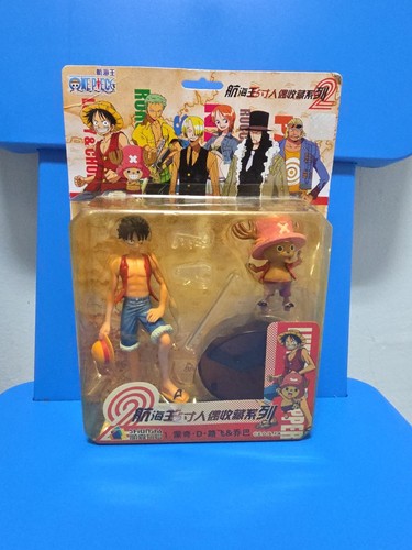 Set figurine rufy and - figurine, chopper