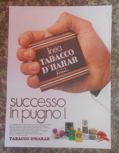 Tabacco harar pubblicita - d'harar, pubblicita'