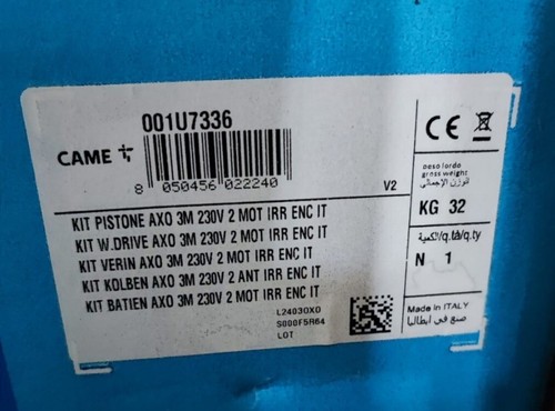 Came 001u7336 kit automazione - 001u7336,
