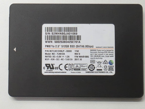 Ssd 512 samsung - 512,