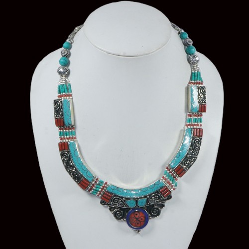 Collana argento tibetano - argento,