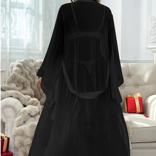 Robe lunga pizzo scollo - robe, in