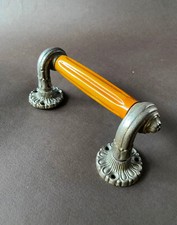 Maniglia porta vintage acciaio