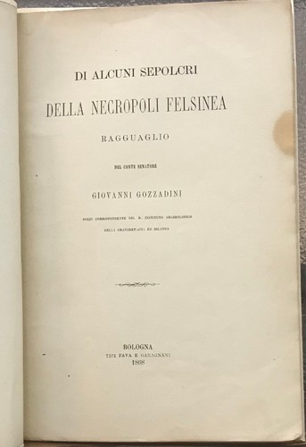 Alcuni sepolcri della - di,