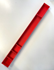 PORTAOGGETTI SCRIVANIA ORGANIZER DESIGN Pio Manzù KARTELL 4643 ROSSO ANNI '70