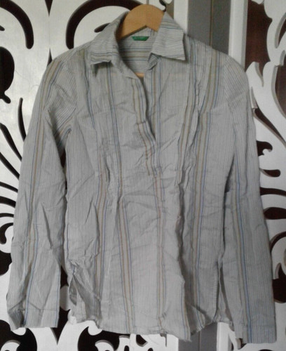 Camicia casacca azzurra - camicia,