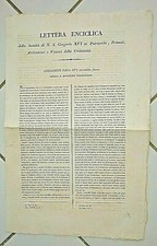 NN912-GREGORIO XVI LETTERA