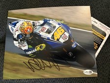Valentino Rossi Signed 8 X 10