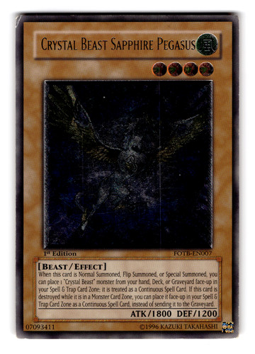 Yugioh crystal beast sapphire - yugioh,