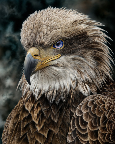 Ritratto testa aquila - ritratto,