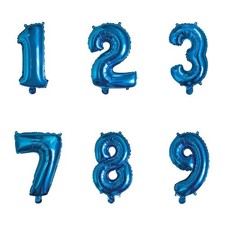 Palloncini Mylar Numeri Blu