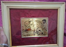 Salvatore Fiume .arte Moderna Dipinta Su Oro .tiratura Limitata