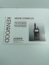  Mode d'emploi radio Kenwood