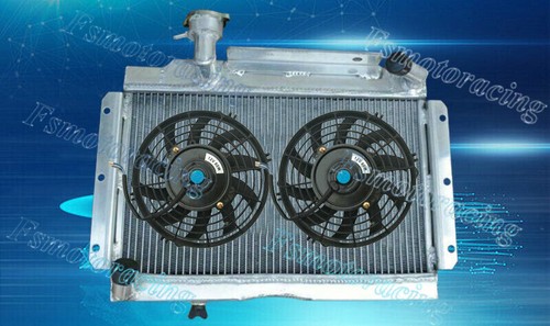 Alu radiator fan for mga - radiator+fan, mg