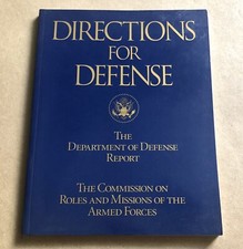 Directions for Defense: Dept