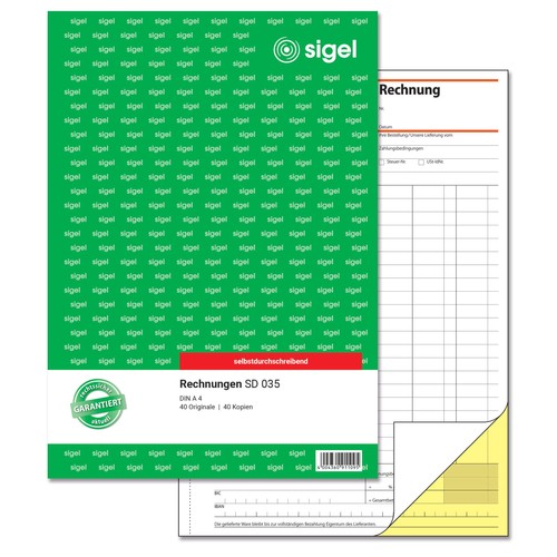 Sigel sd035 fatture fogli - sigel,