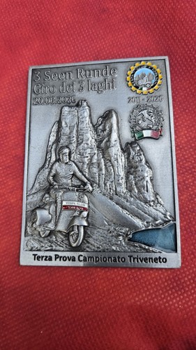 Placca vespa plakette - placca, raduno