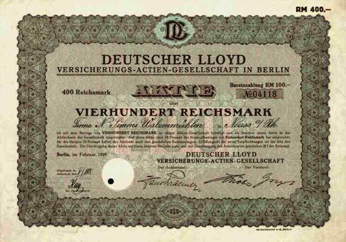 Deutscher lloyd 1929 berlino - 1929,