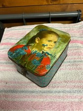 Scatola in latta vintage anni