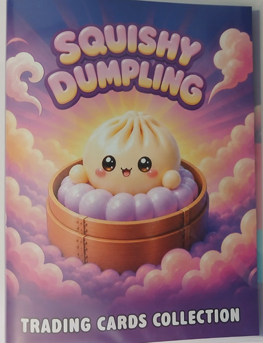 Squishy dumpling trading cards - trading,