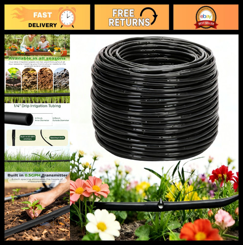 Tubo irrigazione goccia 4 - irrigazione, 1/4"