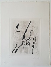 incisione acquaforte su carta di Moncada Ignazio