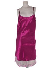 Luna Carina Sottoveste Donna Viola Raso 40 S Small Uk 6 Lingerie Notte Casa