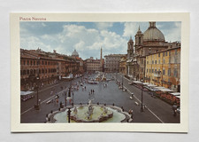 Luogo Navona Roma Italia Cartolina Piazza Navona veduta aerea non spedita