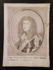CARLO EMANUELE DUCA DI SAVOIA