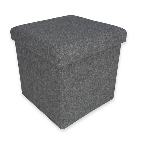 Pouf contenitore poggiapiedi - contenitore,