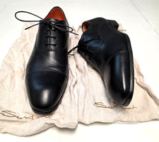 $650 New SANTONI Leather Lace