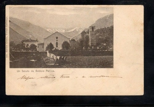Cartolina bobbio pellice - cartolina,