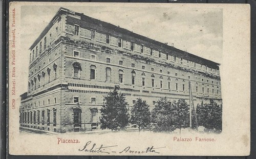 1900 piacenza palazzo - palazzo, farnese