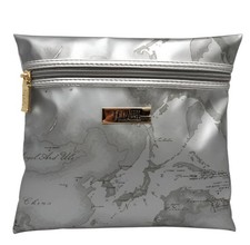 Bustina Piatta Alviero Martini Prima Classe Tessuto Overlight  Silver