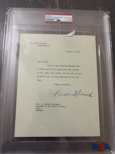 Franklin roosevelt lettera - franklin,