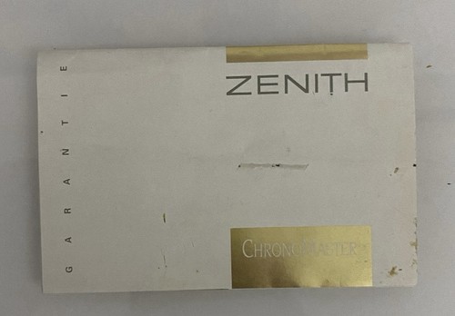 Zenith chrono master vintage - zenith,